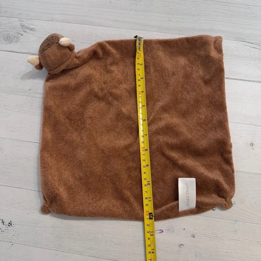 Angel Dear brown bison lovey‎ blanket